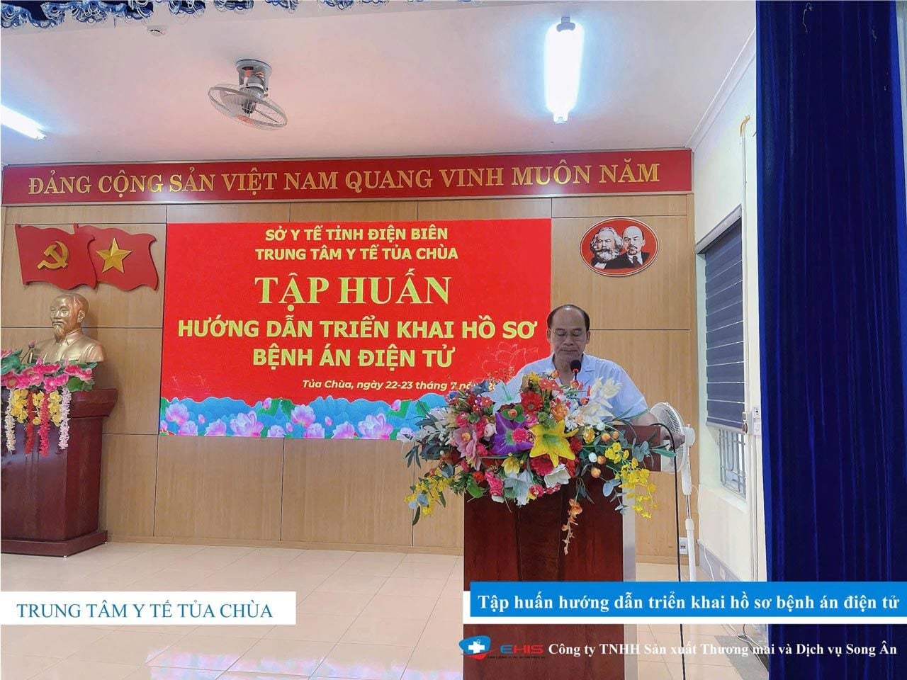 Tập huấn triển khai bệnh án điện tử E-EMR tại Trung tâm Y tế Tủa Chùa tỉnh Điện Biên