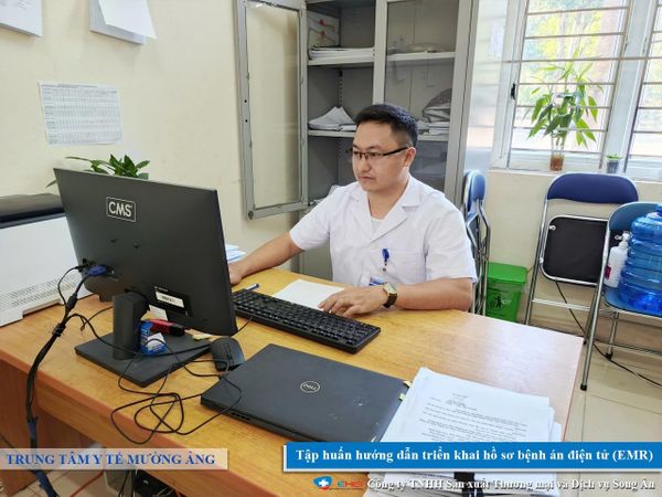 Tập huấn triển khai bệnh án điện tử E-EMR tại Trung tâm Y tế Mường Ảng tỉnh Điện Biên