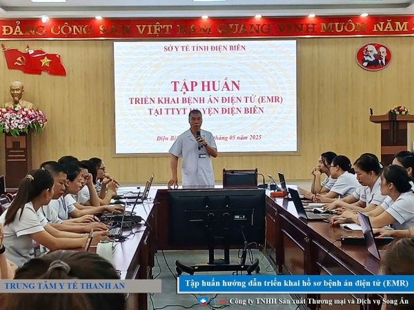 Tập huấn triển khai bệnh án điện tử E-EMR tại trung tâm y tế huyện Điện Biên (nay là Trung tâm Y tế Thanh An)