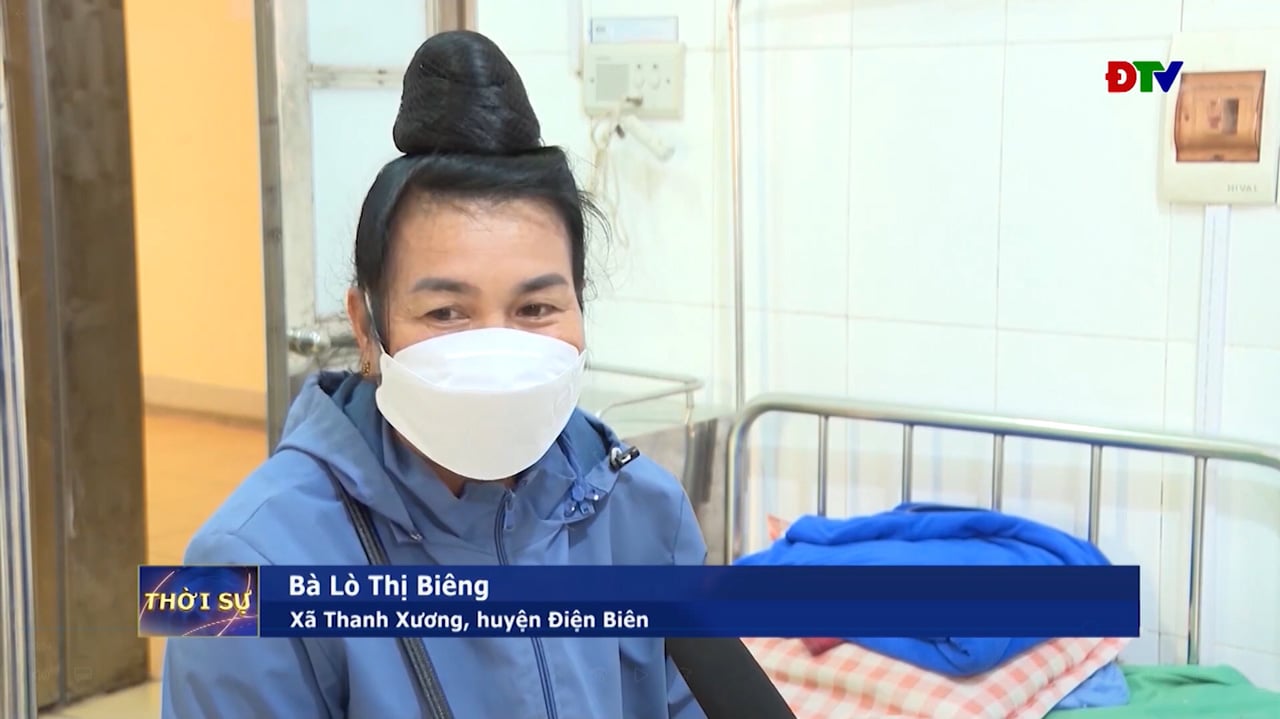 Bà Lò Thị Biên chia sẻ khi khám bệnh tại Trung Tâm Y tế huyện Điện Biên nay là trung tâm y tế Thanh An