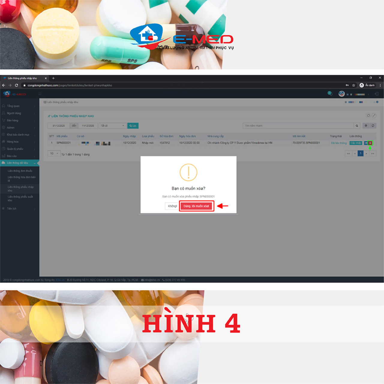 Bài viết hướng dẫn sử dụng phần mềm quản lý nhà thuốc E-Med cho nhà thuốc