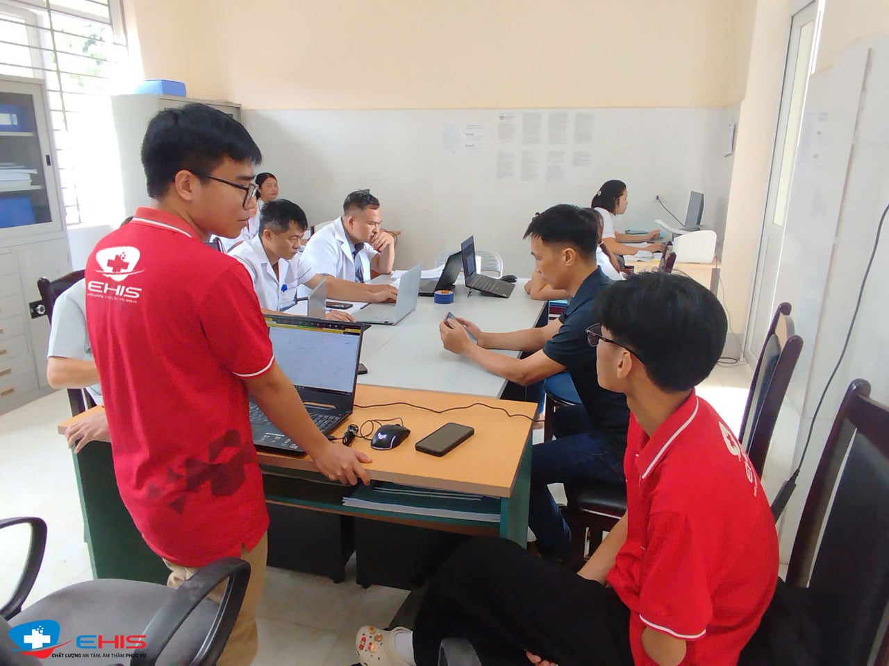 Đào tạo vận hành Bệnh án điện tử tại Phòng khám Đa khoa khu vực Leng Su Sìn