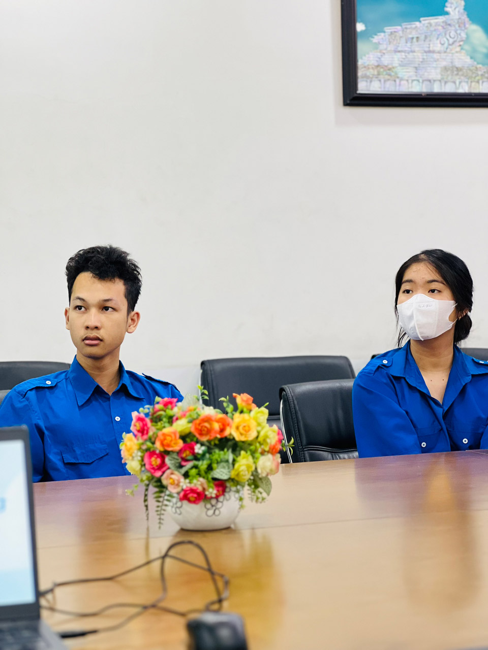 Đội ngũ Song Ân hỗ trợ thực tập sinh K16 Cao đẳng Long An