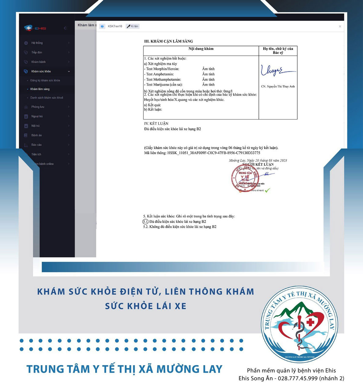 Triển khai đơn thuốc điện tử tại Trung tâm Y tế thị xã Mường Lay theo quy định Bộ Y tế