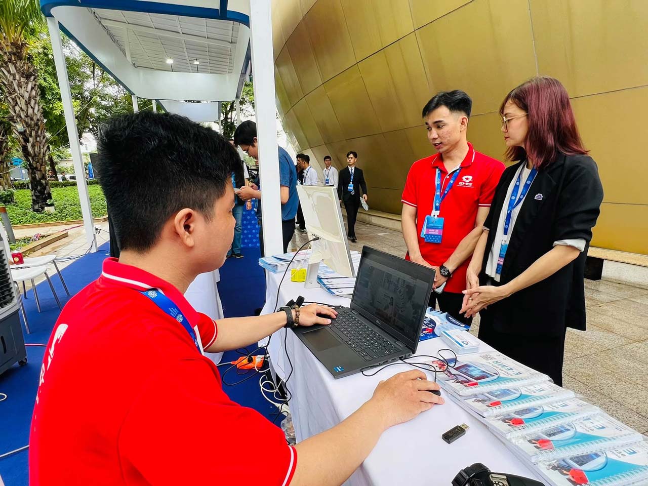 Gian hàng Song Ân tại không gian trưng bày FD 2026