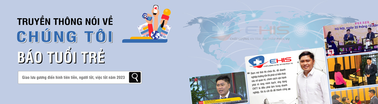 Nguyễn Minh Kiều giao lưu tại chương trình gương điển hình tiên tiến, giới thiệu Hệ sinh thái phần mềm quản lý bệnh viện EHIS và giải pháp chuyển đổi số y tế của Song Ân.