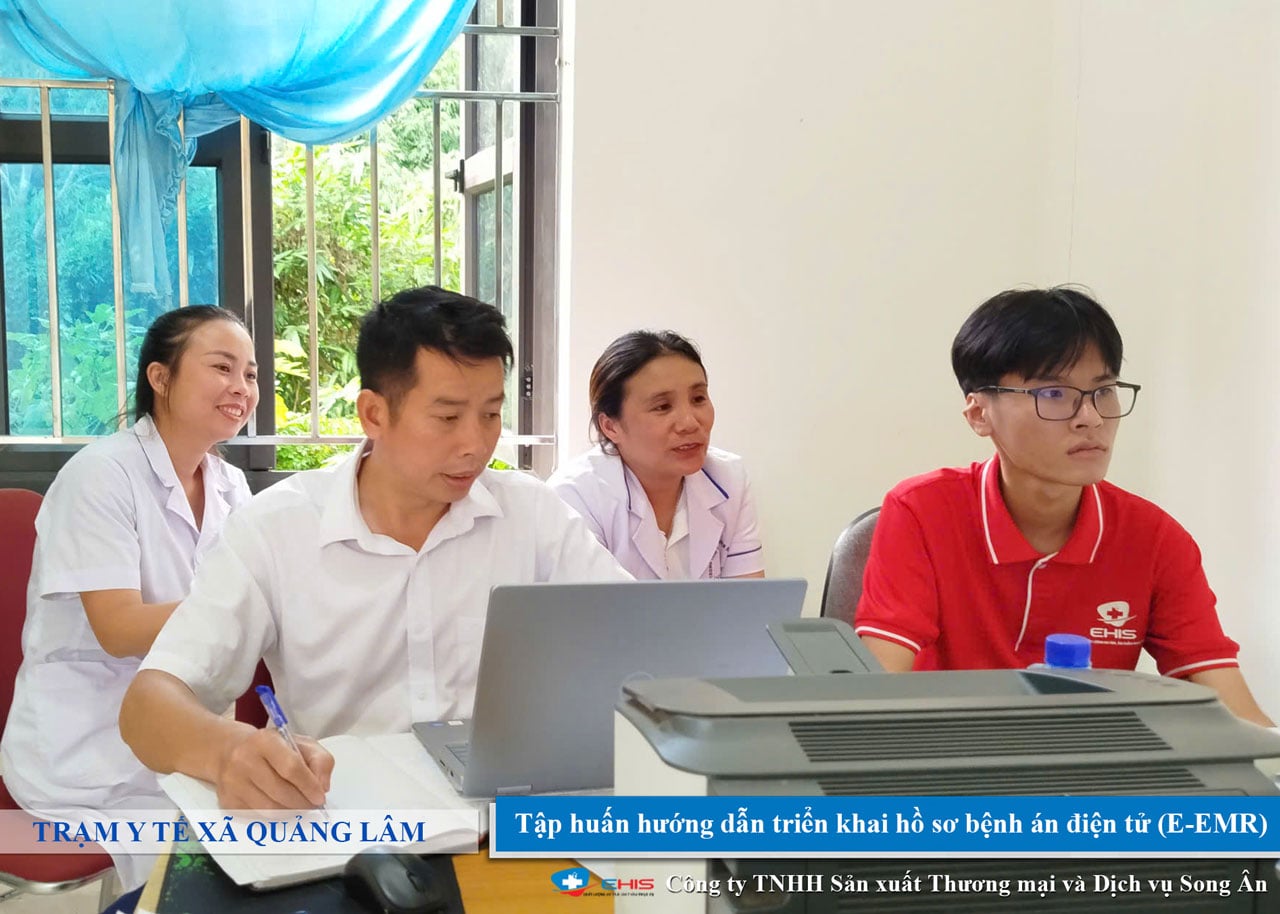 Hướng dẫn sử dụng bệnh án điện tử tại Trạm Y tế xã Quảng Lâm