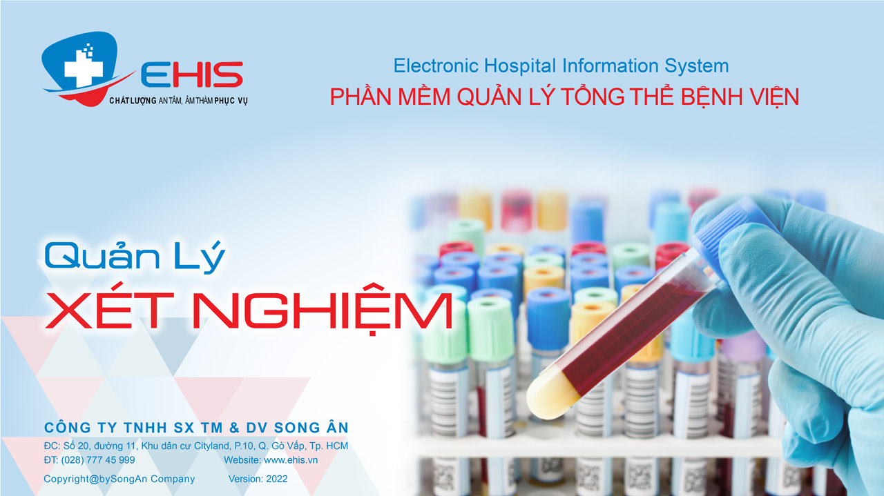 Phân hệ quản lý xét nghiệm cận lâm sàng trên phần mềm EHIS