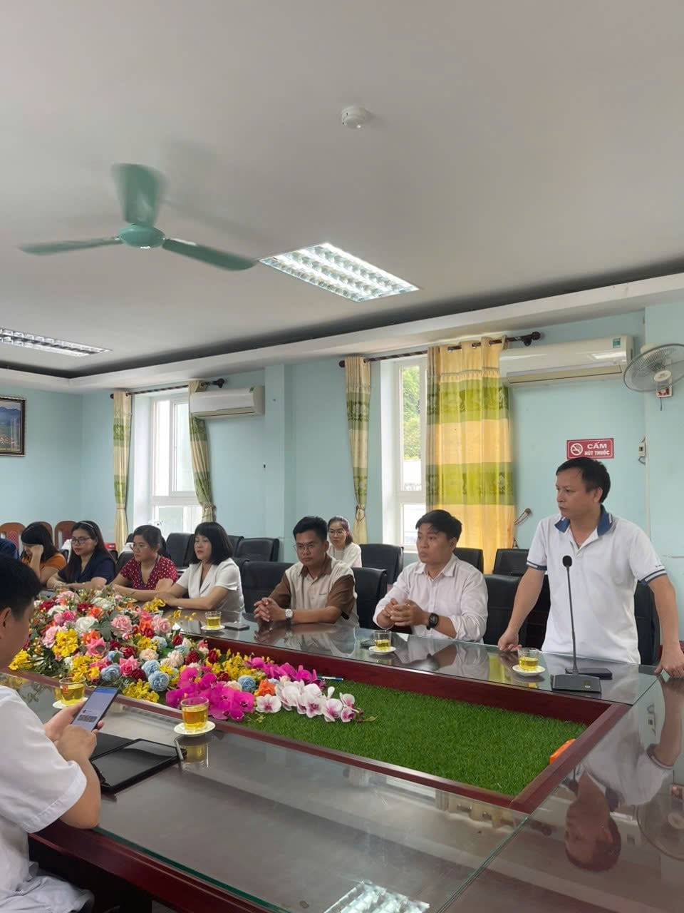 Đội ngũ Song Ân hướng dẫn và demo hệ thống Bệnh án điện tử E-EMR cho các trung tâm y tế tại Lạng Sơn