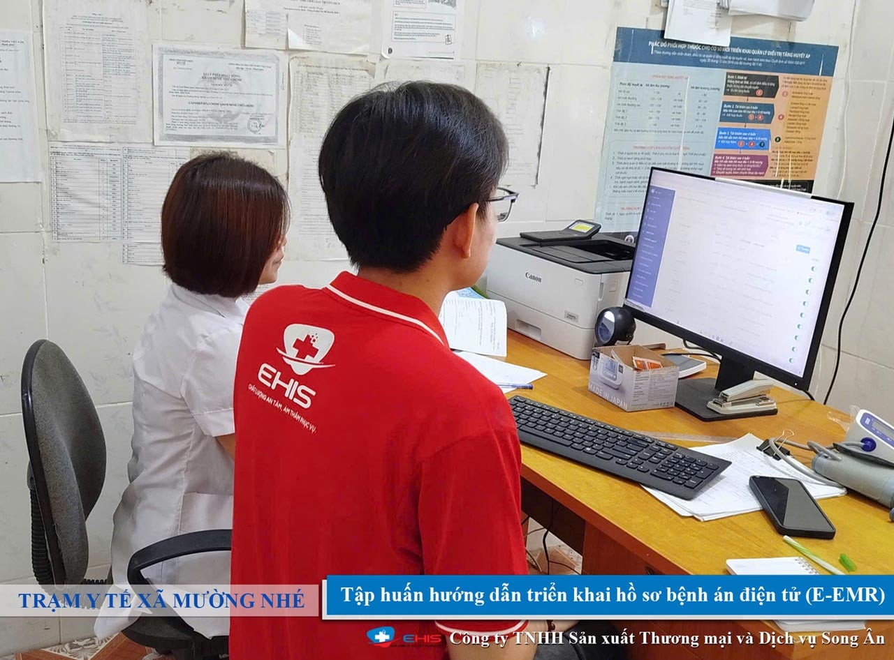 Song Ân triển khai bệnh án điện tử tại Mường Nhé, Điện Biên