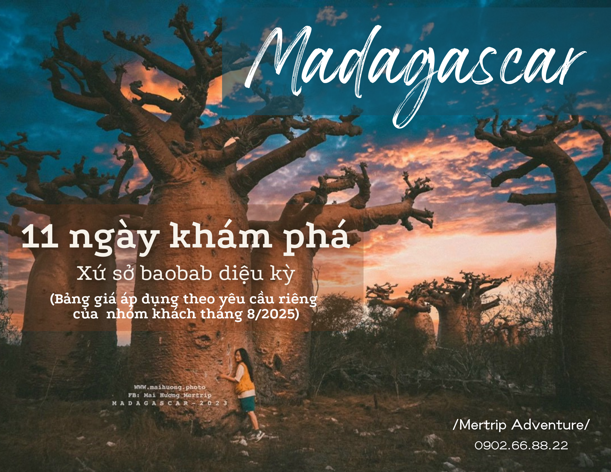 11 ngày khám phá 🇲🇬 Madagascar - Xứ sở baobab diệu kỳ