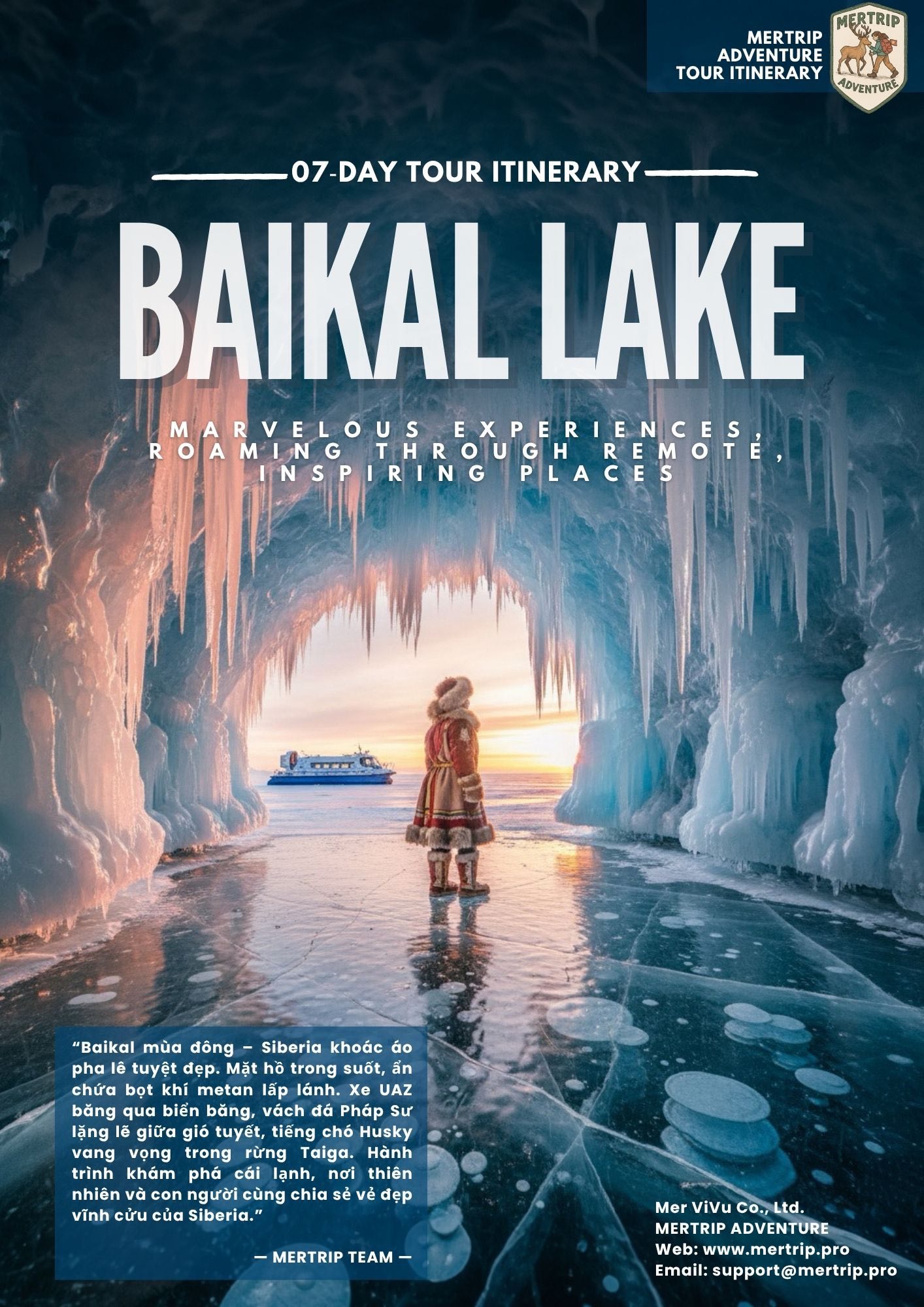 🇷🇺 Baikal 2026 – Hành trình băng giá giữa lòng Siberia huyền ảo ❄️🧊