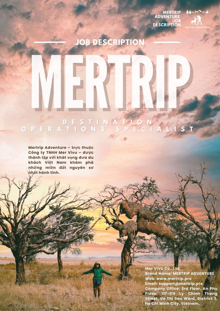 Destination  Operations Specialist - VỊ TRÍ TRỢ LÝ CHUYÊN MÔN