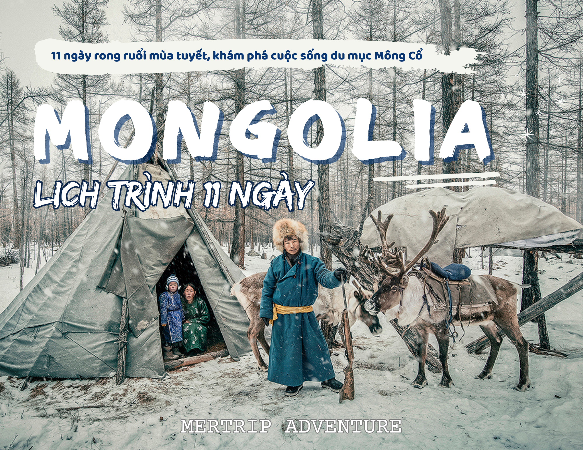 ❄️ Mông Cổ mùa đông – Lạc bước giữa thiên đường tuyết trắng:  🇲🇳