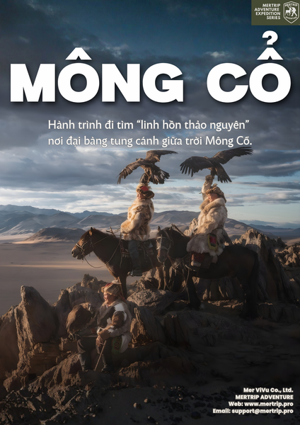 Mông Cổ Đại Bàng - Hành trình đi tìm “linh hồn thảo nguyên”  nơi đại bàng tung cánh giữa trời Mông Cổ.
