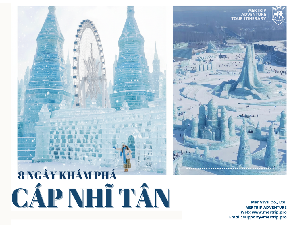 🇨🇳 Cáp Nhĩ Tân 8N7Đ - Hành trình đến miền đất băng tuyết kỳ vĩ ❄️