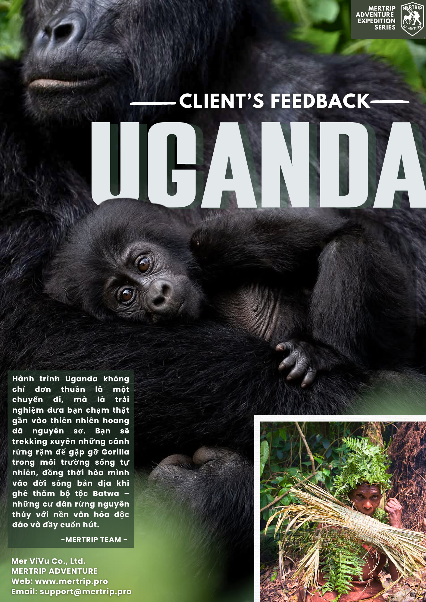 ✨ FEEDBACK từ hành trình 🇺🇬 UGANDA PRIVATE cuối năm 2025 của MERTRIP ✨