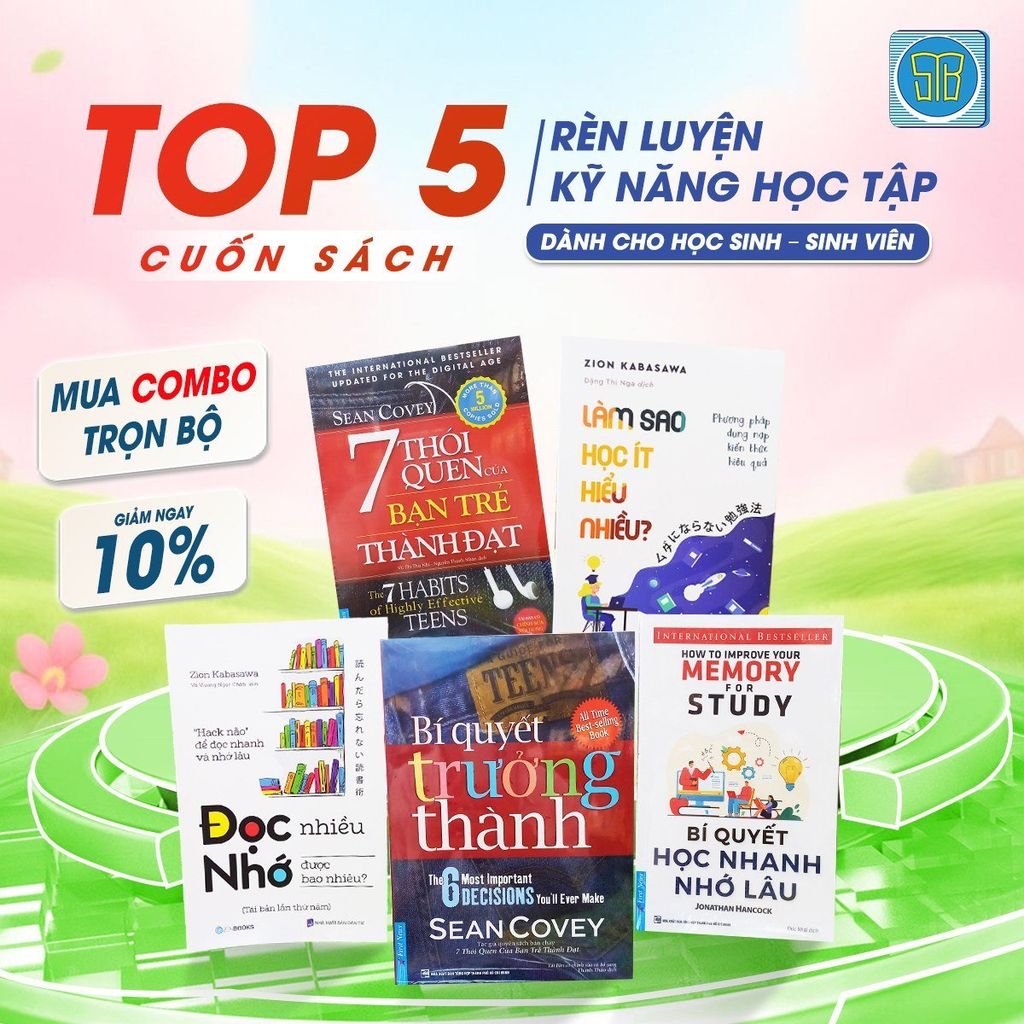 Top 5 cuốn sách rèn luyện kỹ năng học tập cho học sinh - sinh viên