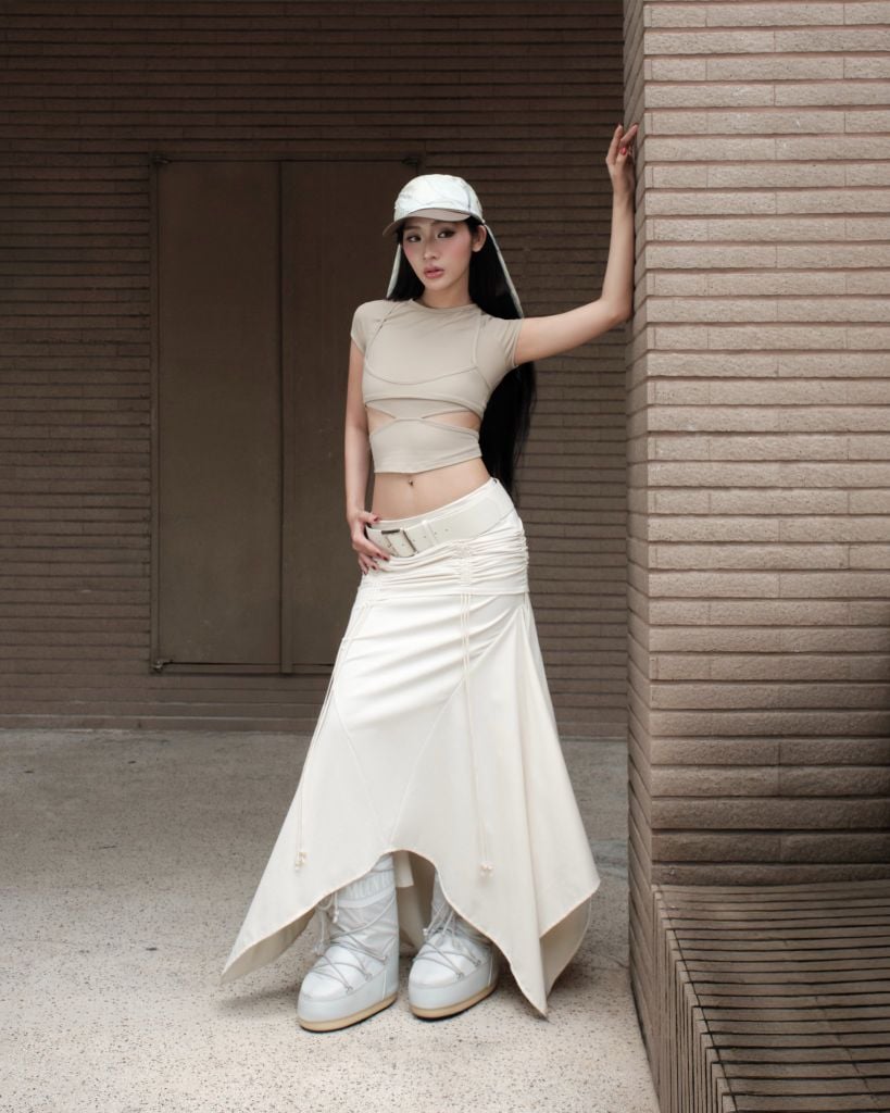 REVIEW: HARLOW SKIRT (IVORY)