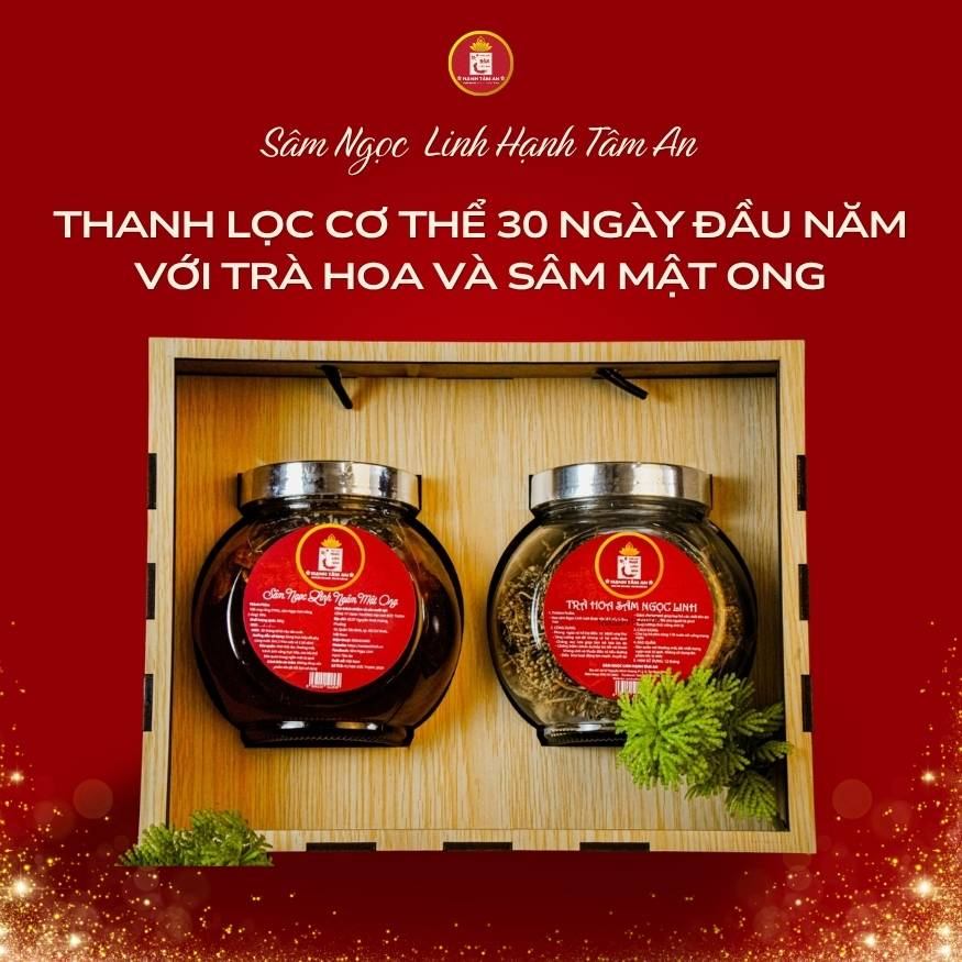 Thanh lọc cơ thể 30 ngày đầu năm với Trà Hoa và Sâm mật ong