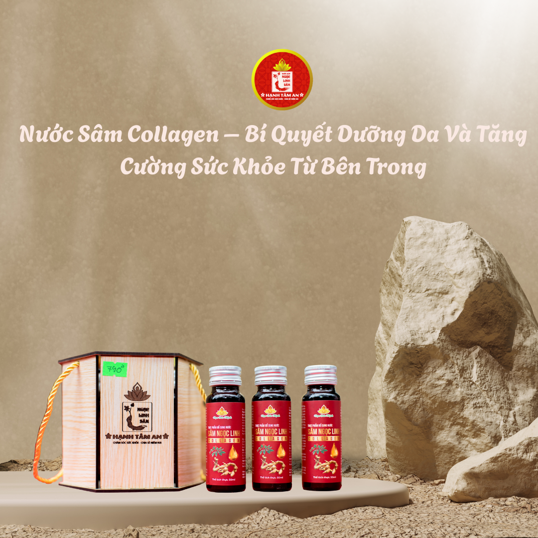 Nước Sâm Collagen – Bí quyết dưỡng da và tăng cường sức khỏe từ bên trong