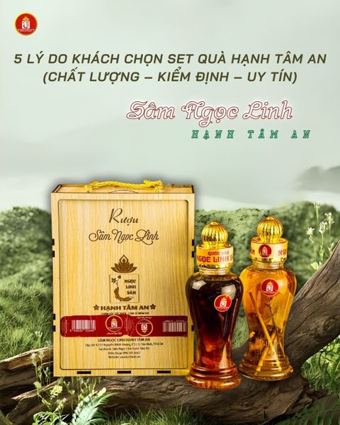 5 lý do khách chọn set quà Hạnh Tâm An (chất lượng – kiểm định – uy tín)