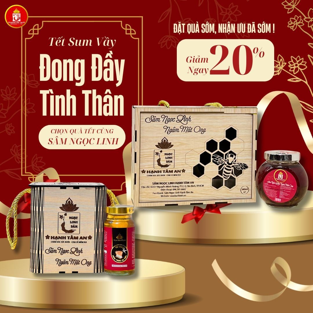 QUÀ TẾT CAO CẤP SÂM NGỌC LINH – GIẢI PHÁP QUÀ BIẾU SỨC KHỎE CHO DOANH NGHIỆP CUỐI NĂM