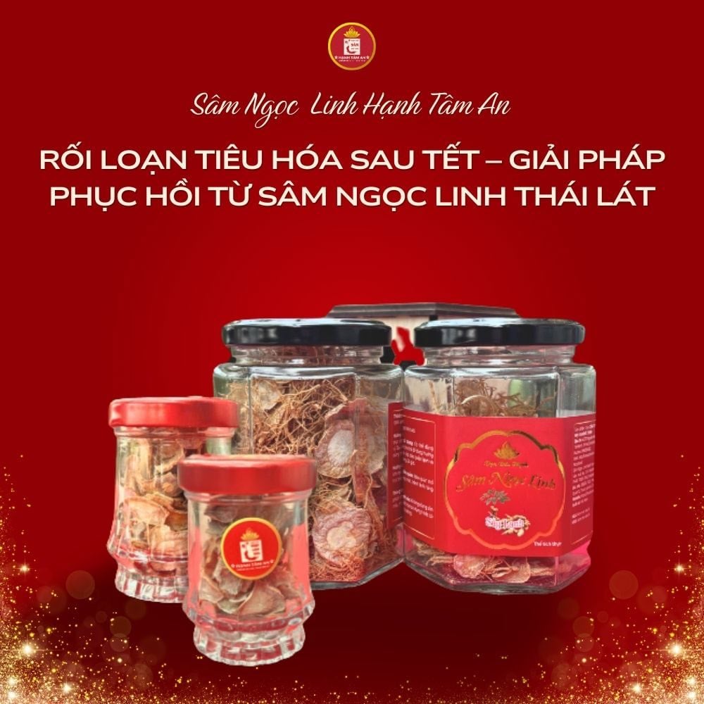 Rối loạn tiêu hóa sau Tết – Giải pháp phục hồi từ Sâm Ngọc Linh thái lát
