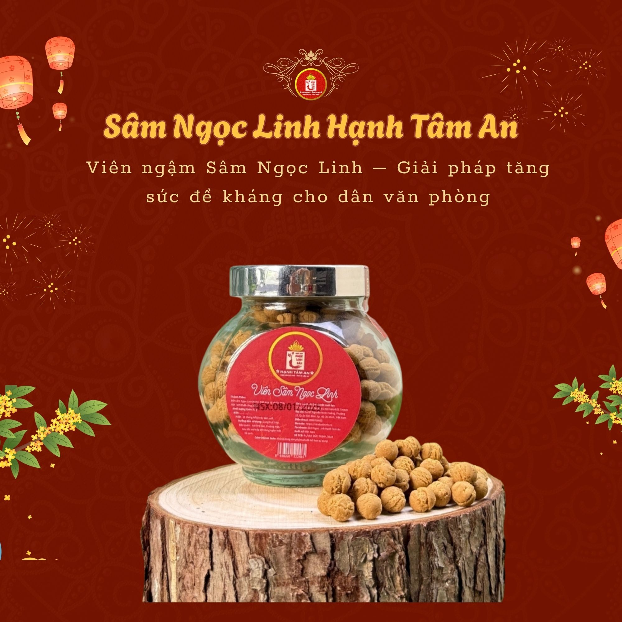 Viên ngậm Sâm Ngọc Linh – Giải pháp tăng sức đề kháng cho dân văn phòng
