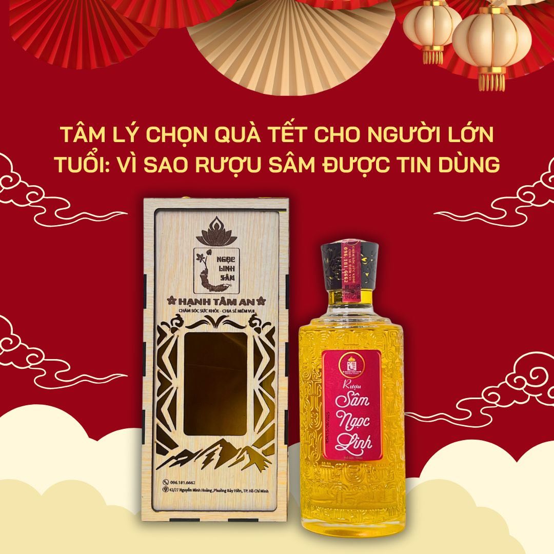 Tâm Lý Chọn Quà Tết Cho Người Lớn Tuổi: Vì Sao Rượu Sâm Được Tin Dùng