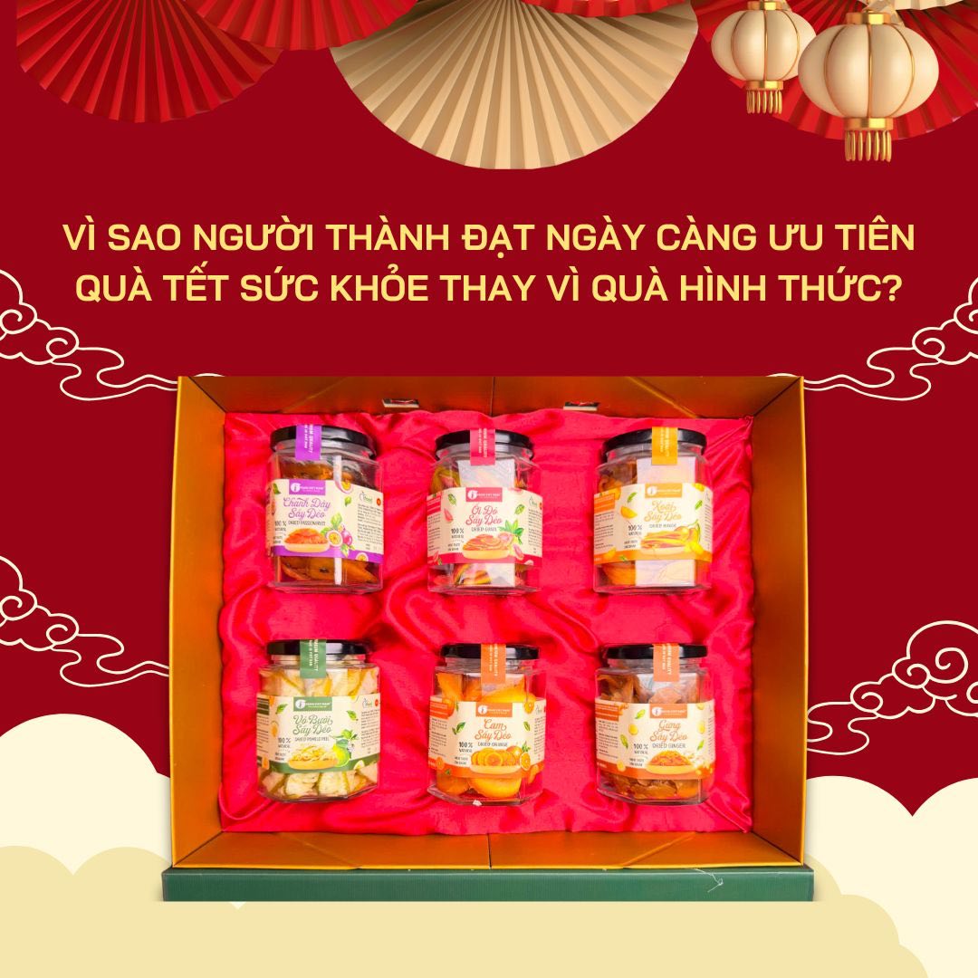 Vì sao người thành đạt ngày càng ưu tiên quà Tết sức khỏe thay vì quà hình thức?