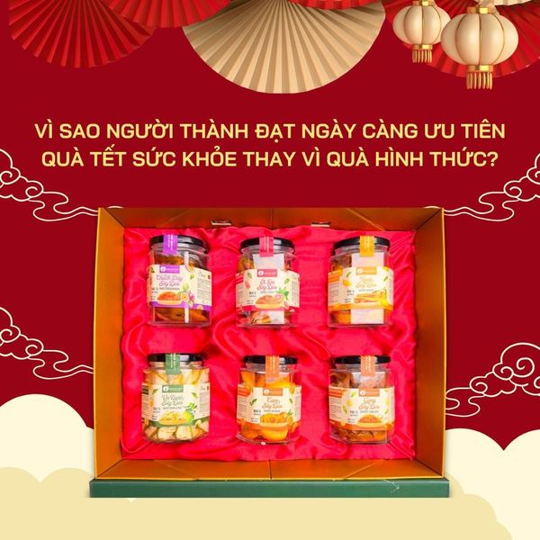 Vì sao người thành đạt ngày càng ưu tiên quà Tết sức khỏe thay vì quà hình thức?