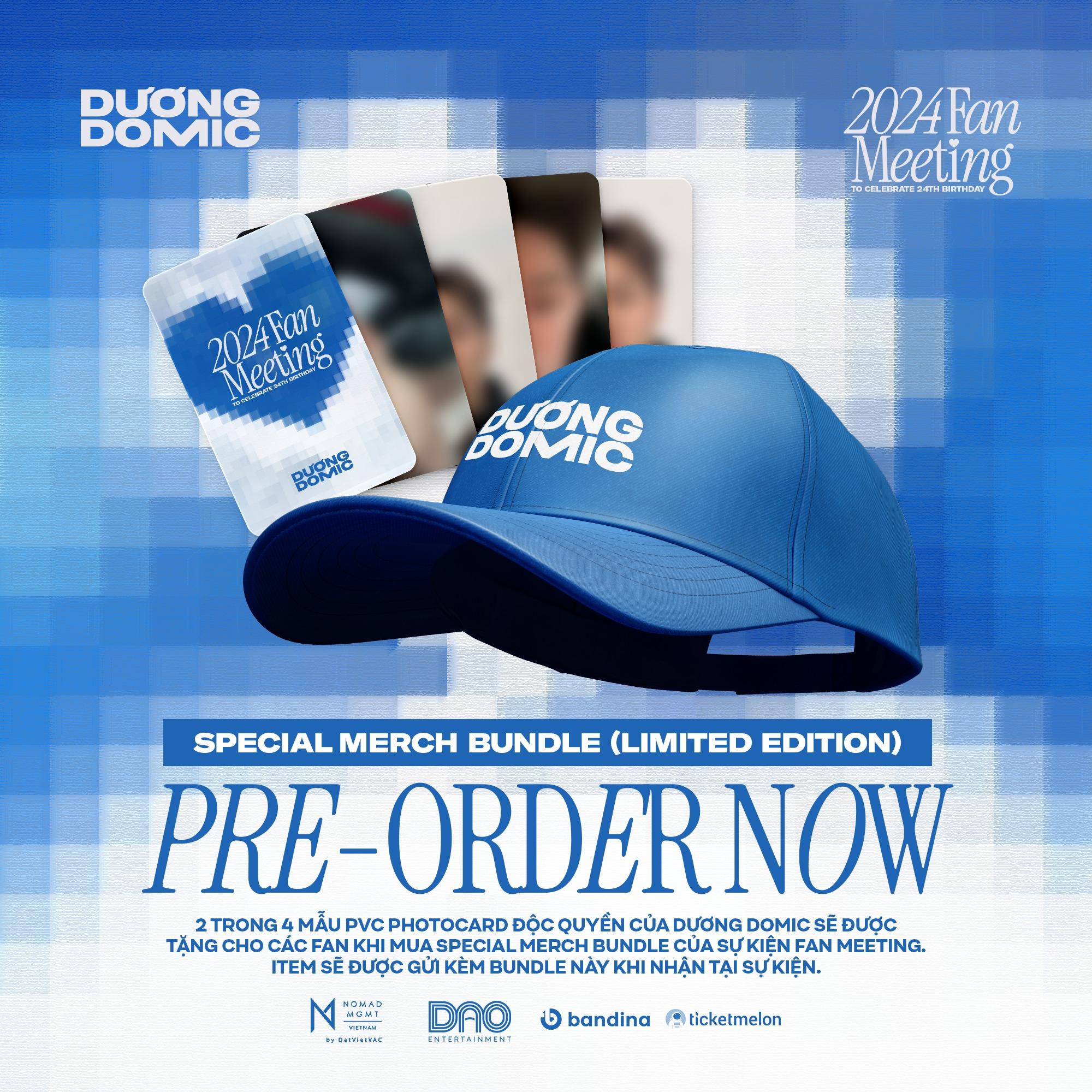 DƯƠNG DOMIC | SPECIAL FAN MEETING - THÔNG BÁO CHÍNH THỨC VỀ CÁCH THỨC THAM GIA