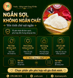 Yến tinh chế sợi ngắn phù hợp với gia đình bạn ?