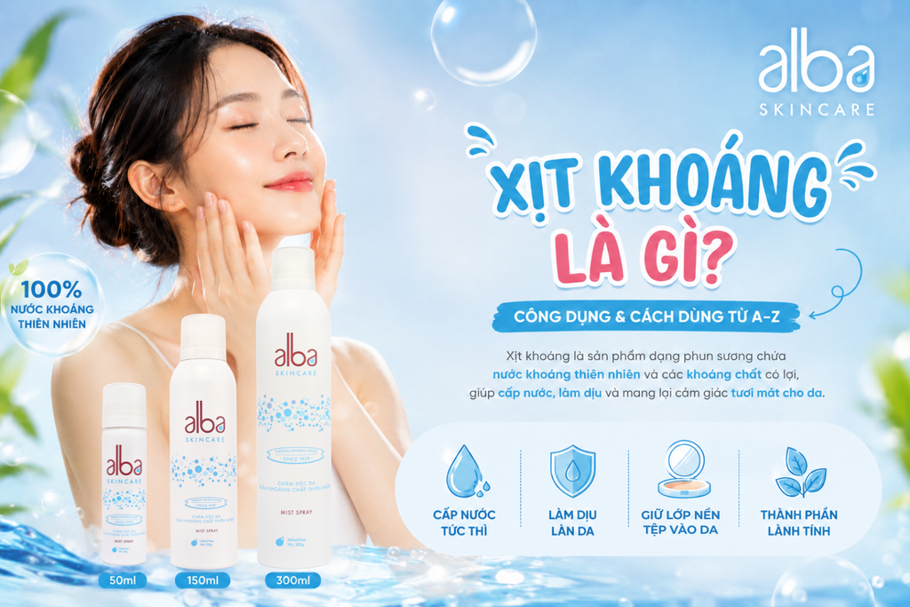 XỊT KHOÁNG LÀ GÌ? CÔNG DỤNG, CÁCH DÙNG VÀ NHỮNG ĐIỀU BẠN CẦN BIẾT TỪ A-Z