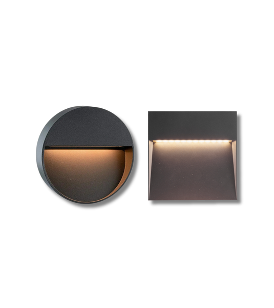 Đèn LED bậc thang lắp nổi ngoài trời – An toàn & tinh tế cho không gian