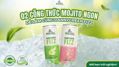 Công Thức Mojito Trái Cây Ngon, Dễ Làm Với DannyGreen Fizz – Đậm Vị, Giải Khát Cực Đã