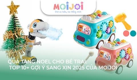 Quà tặng Noel cho bé trai: Top 10+ gợi ý sang xịn 2025 của Moijoi