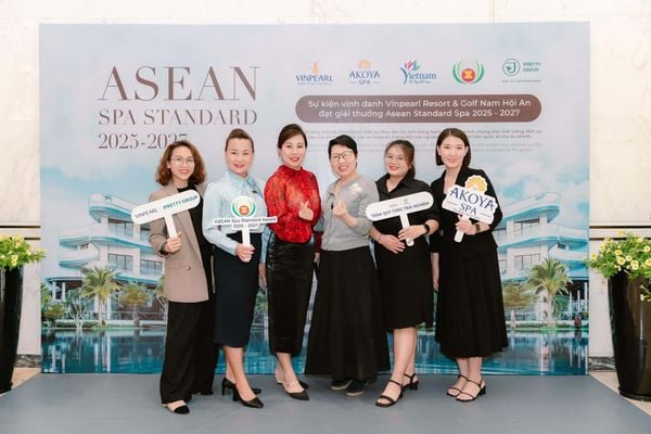Sự kiện vinh danh Akoya Spa – Vinpearl Resort & Golf Nam Hội An đạt giải thưởng ASEAN Spa Standard 2025–2027