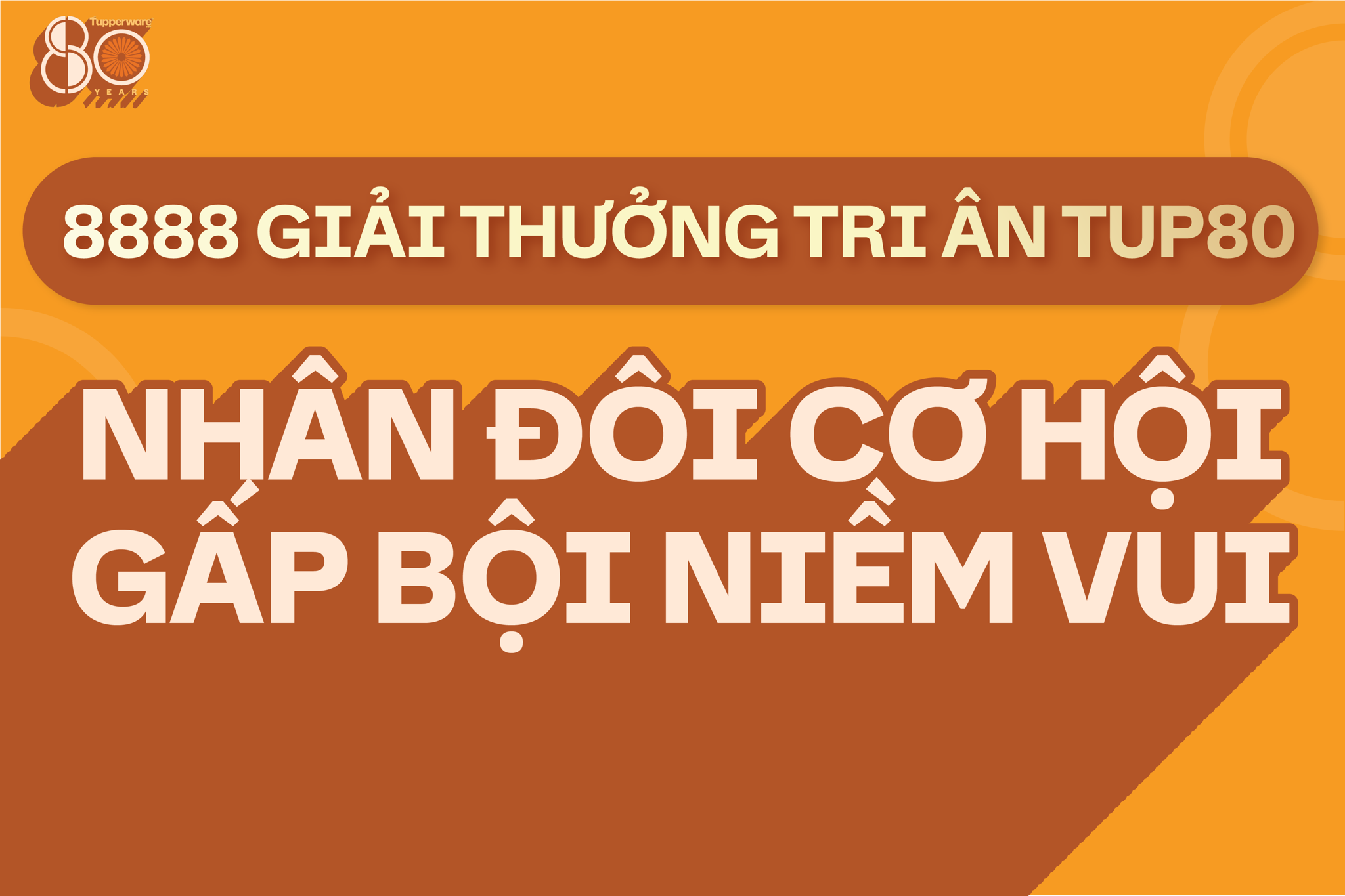 8888 Giải Thưởng Tri Ân TUP80: Cơ Hội Vàng Nâng Tầm Gian Bếp Việt