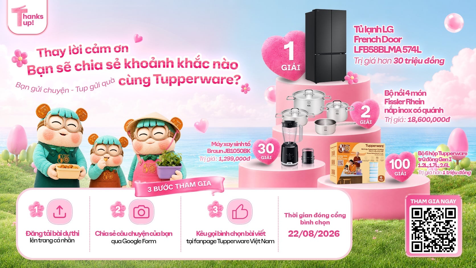 THỂ LỆ CUỘC THI “THANKS TUP – 80 NĂM, CÂU CHUYỆN CỦA BẠN”