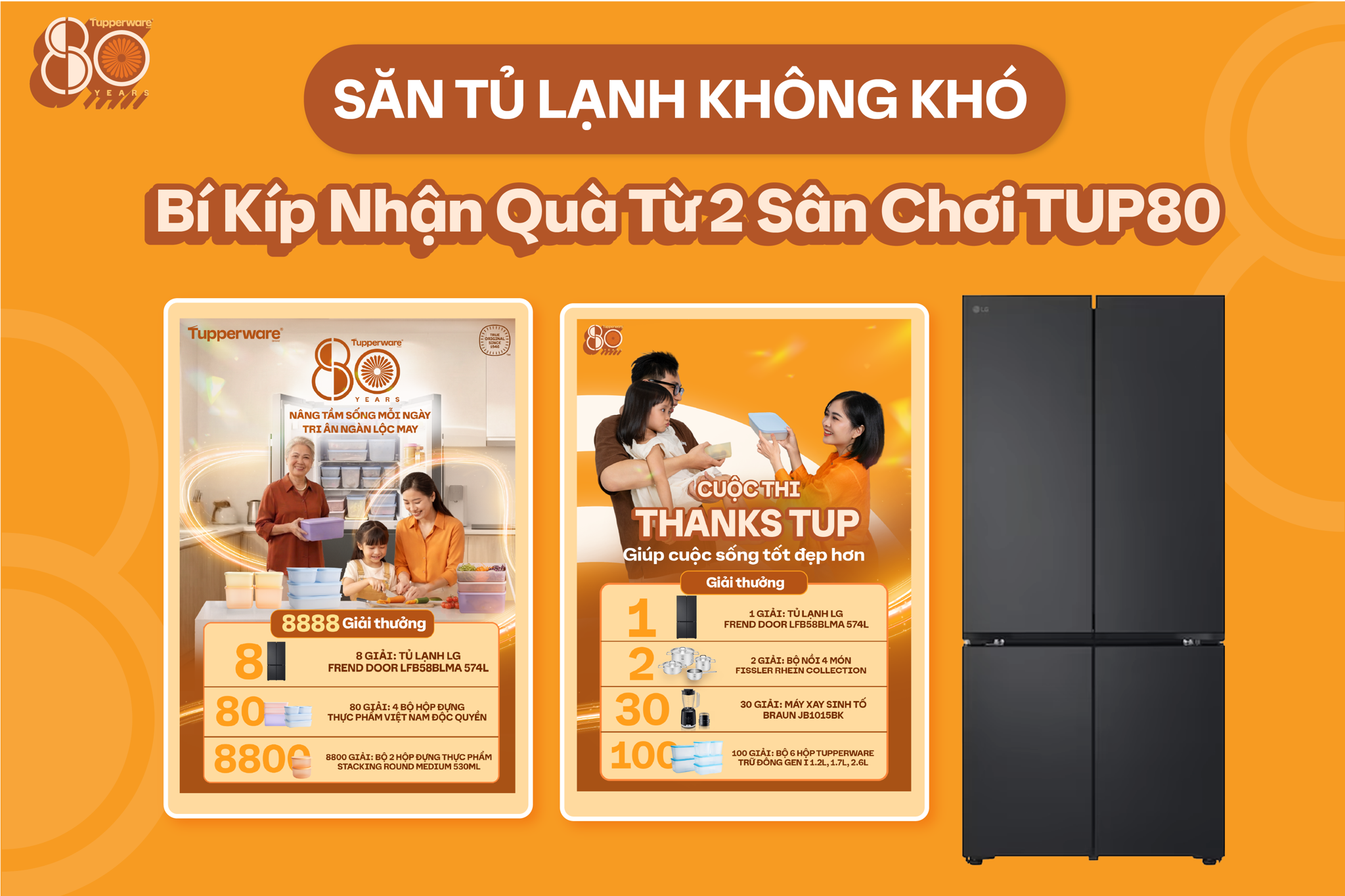 Tupperware Việt Nam kỷ niệm 80 năm với chương trình TUP80 và cuộc thi Thanks Tup