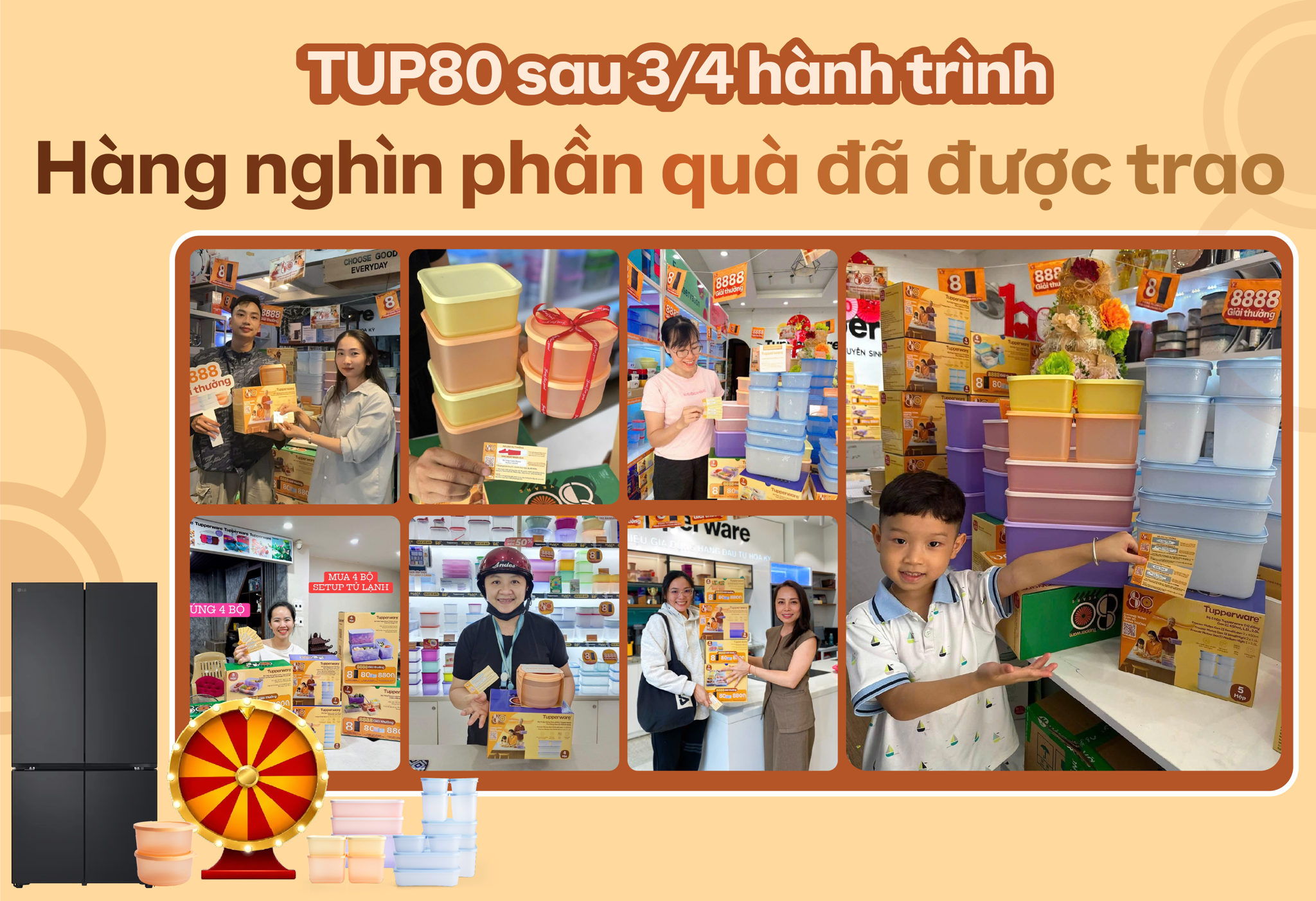 TUP80 sau 3/4 hành trình - Hàng nghìn phần quà đã được trao