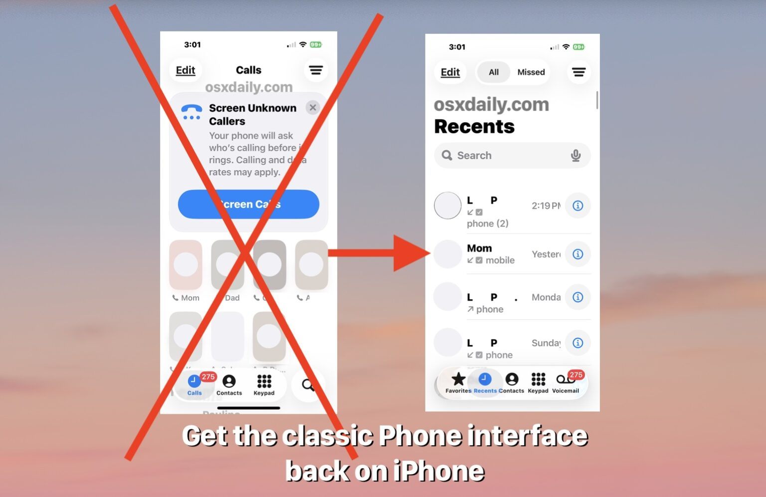 Bạn ghét ứng dụng điện thoại mới trên iOS 26 dành cho iPhone? Hãy khôi phục lại giao diện điện thoại cũ