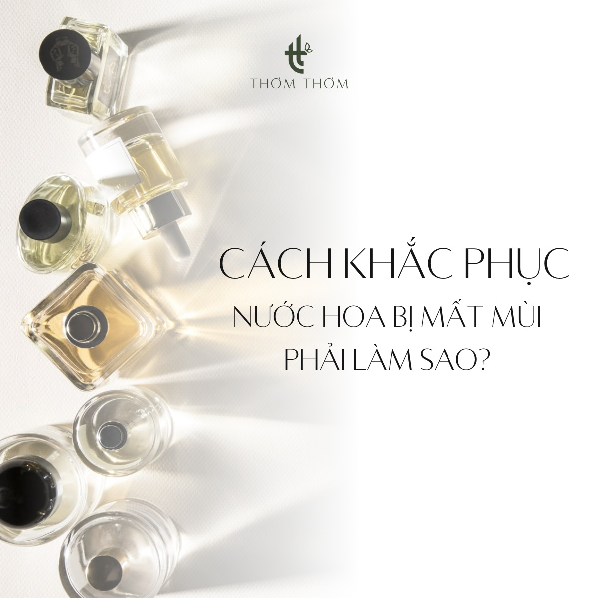Nước hoa bị mất mùi phải làm sao? 5 Cách khắc phục