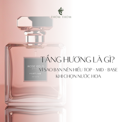 Tầng hương là gì? Vì sao bạn nên hiểu top - mid - base khi chọn nước hoa