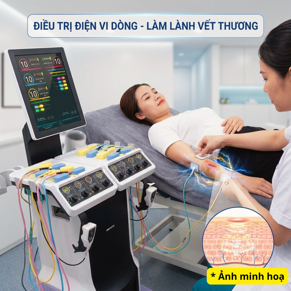 Điện vi dòng (microcurrent) giúp lành vết thương nhanh hơn: Bằng chứng từ tổng hợp lâm sàng