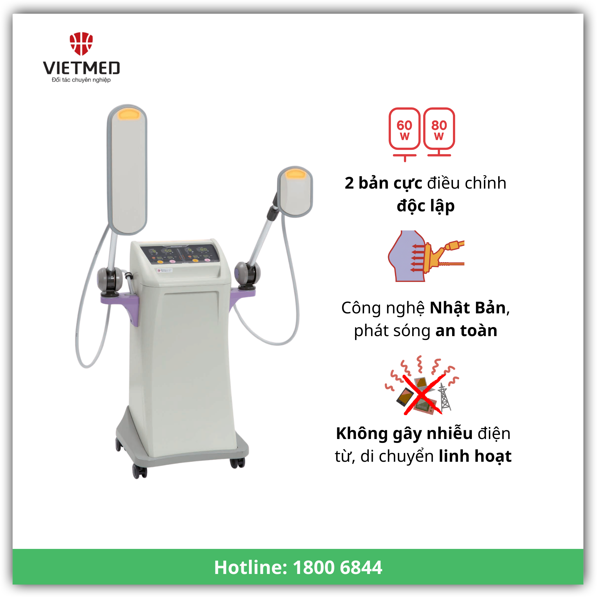 Liệu pháp nhiệt sâu bằng vi sóng trị liệu giúp giảm đau và cải thiện chức năng ở bệnh nhân thoái hóa khớp gối