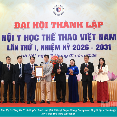 Ra mắt Hội Y học thể thao Việt Nam