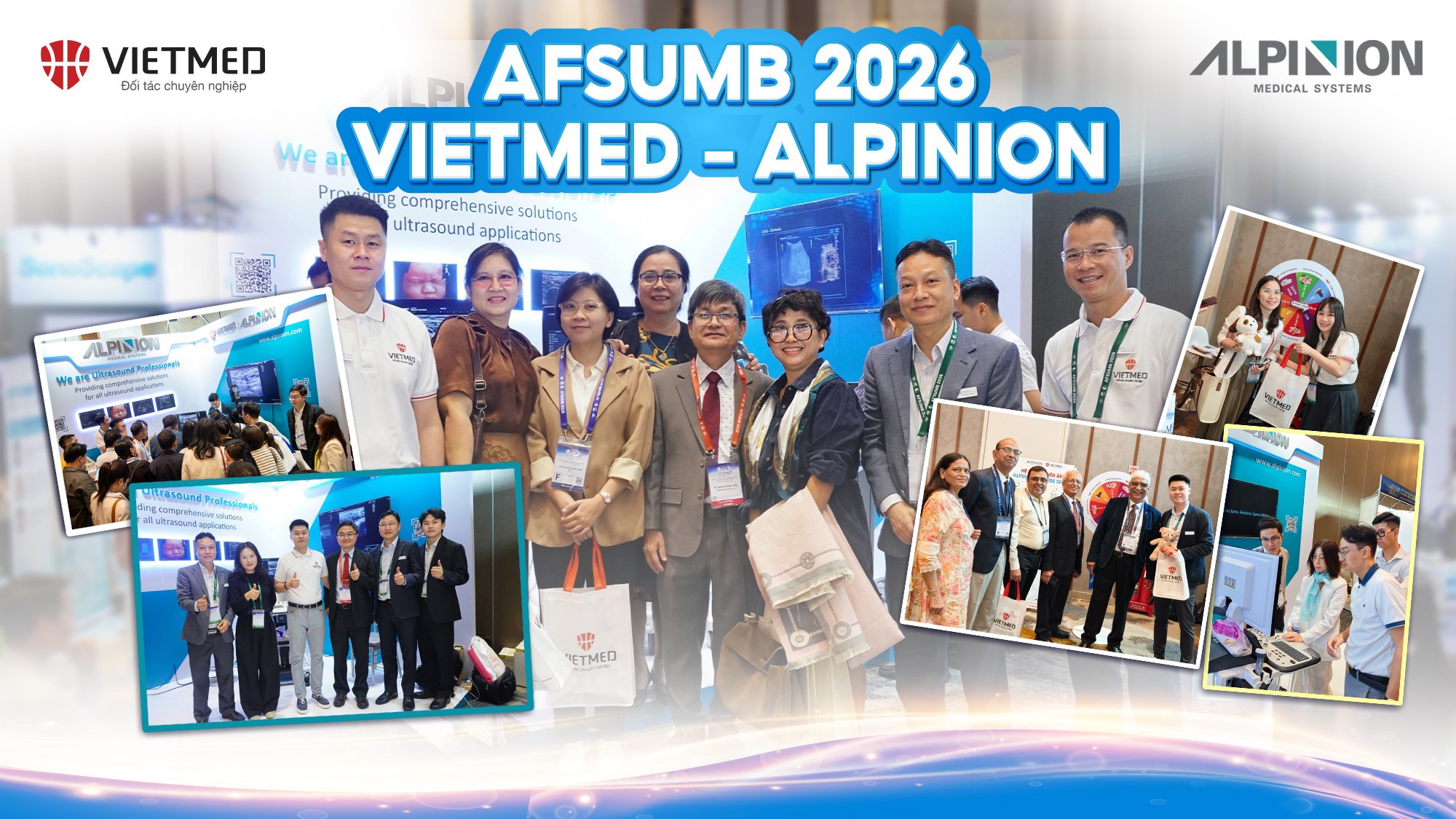 Vietmed tại AFSUMB 2026: Dấu ấn kết nối tại Hội nghị Siêu âm Châu Á
